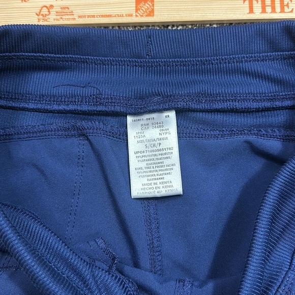 Cherokee infinity straight leg drawstring cargo pants navy small Nurse scrubs - Picture 5 of 10